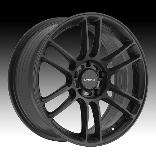 Drifz 319SB Satin Black FFT Custom Wheels 1